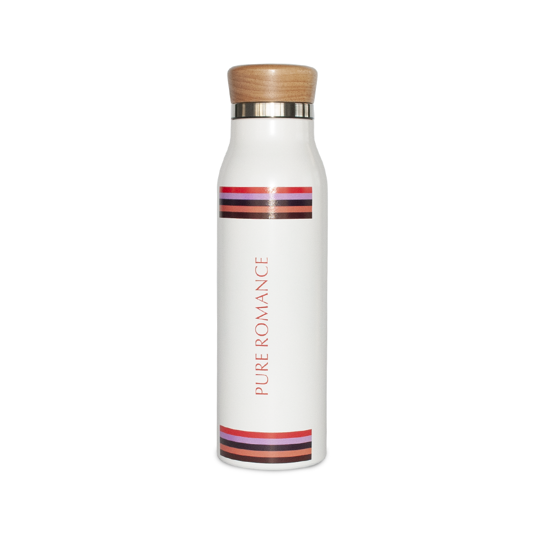 Steel Tumbler W/ Wooden Top