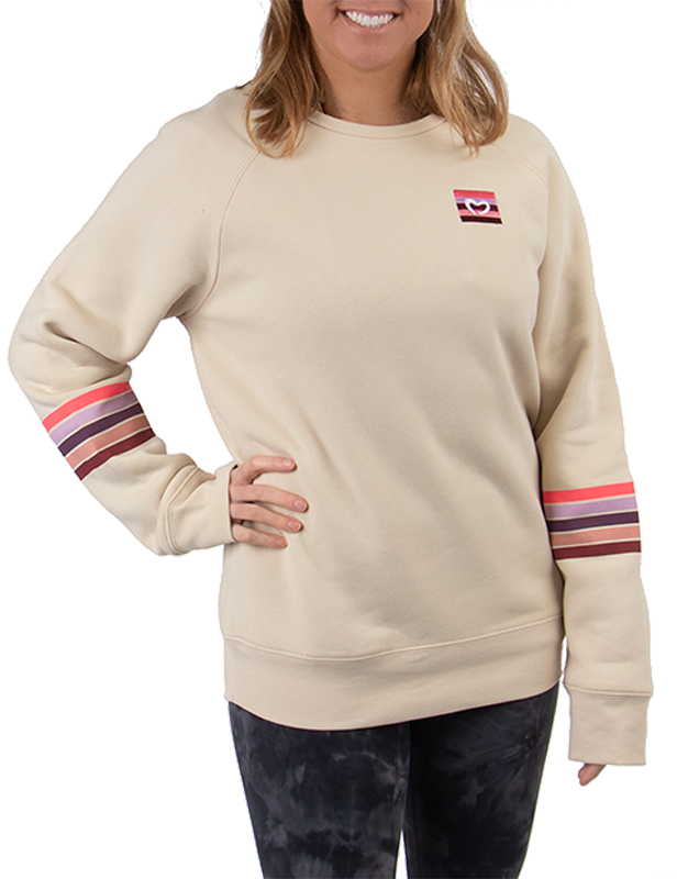 Fleece Crewneck Sweatshirt - Cream
